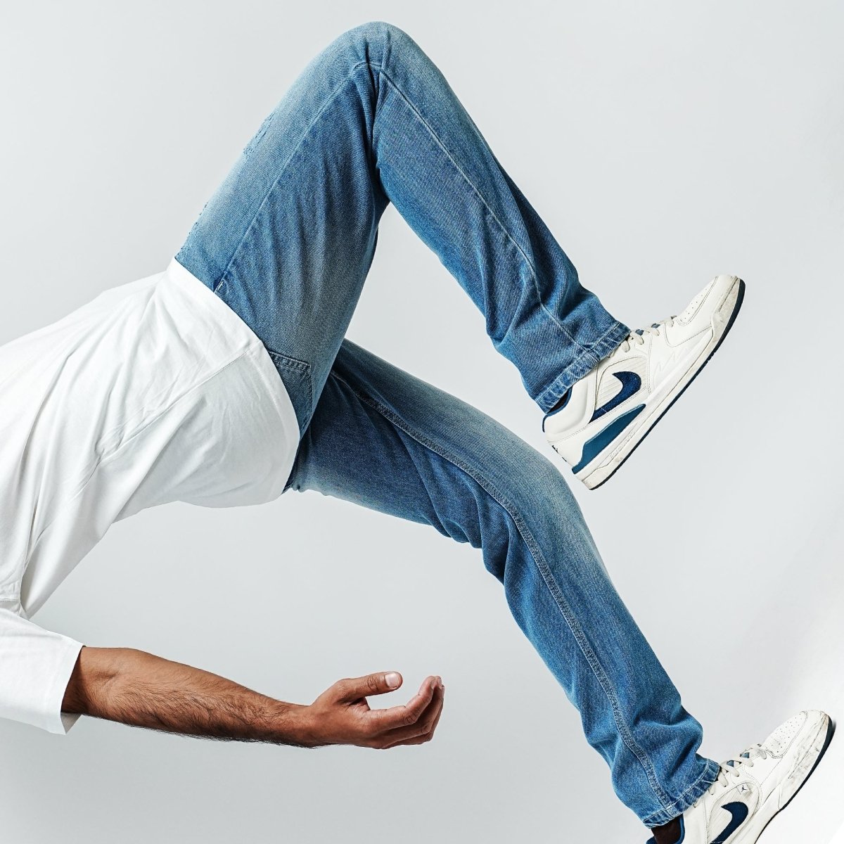 Straight Fit Jeans for Men: 100% Cotton | Mydesignation