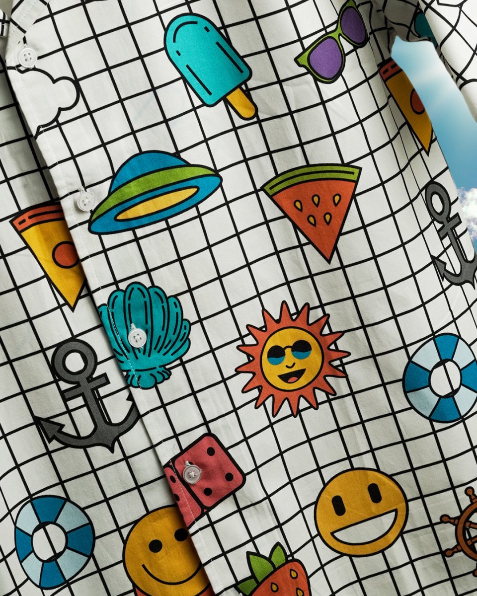 Summer Doodles - Men Shirt | Mydesignation