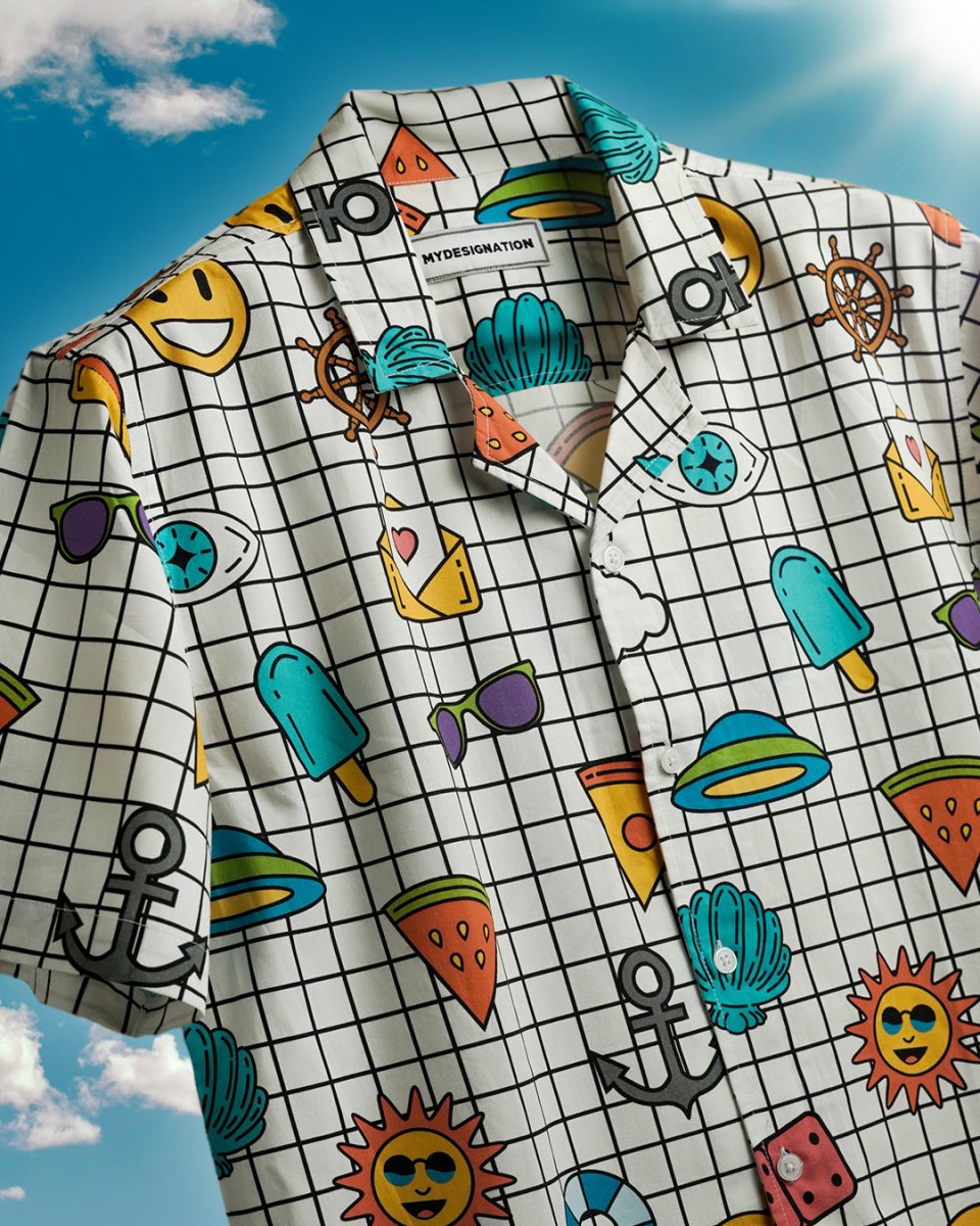 Summer Doodles - Men Shirt | Mydesignation