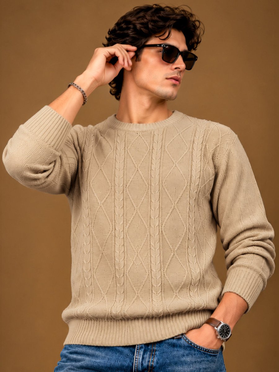 Tan Sweater - Sweater | MyDesignation
