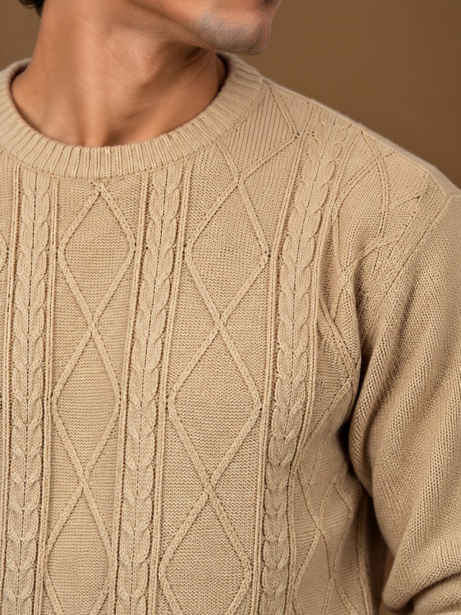 Tan Sweater - Sweater | MyDesignation