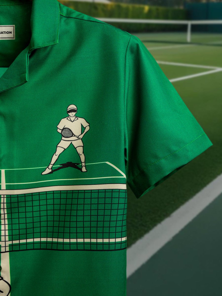 Tennis Embroidered Shirt - Sports Edition | Mydesignation
