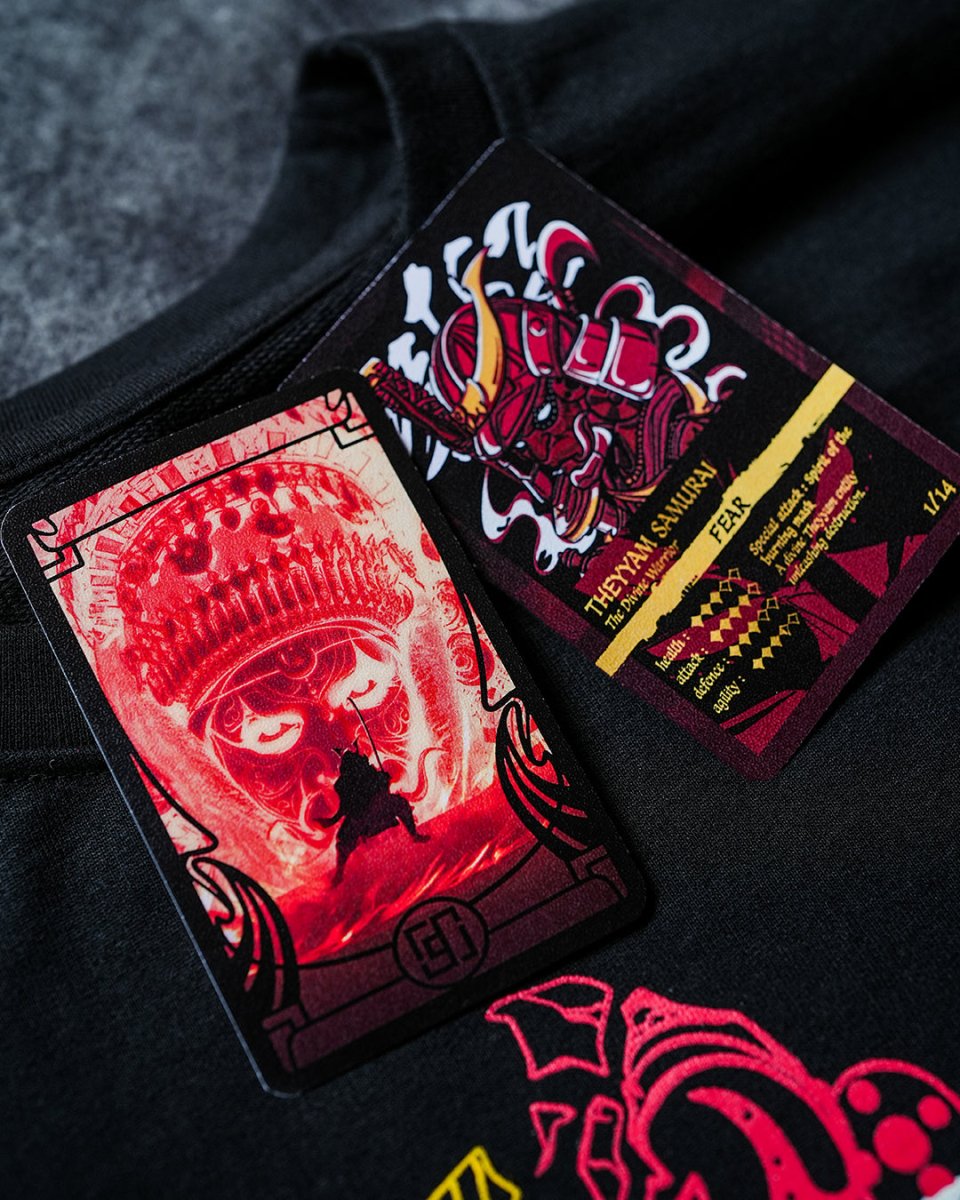 Theyyam Samurai - Women Oversized T-shirt | Mydesignation