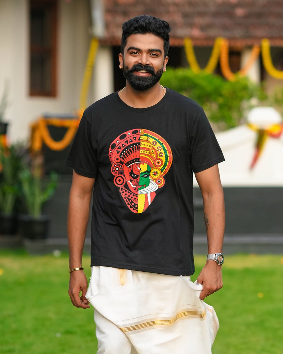 Theyyam Tshirt - Kathakali Theyyam Fusion - Men&