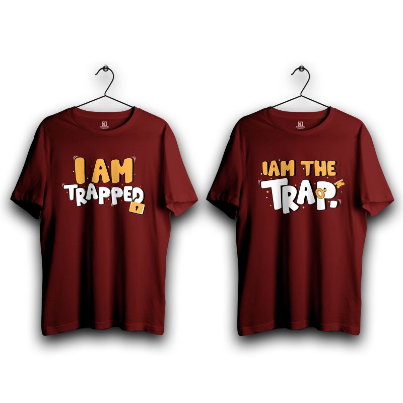Trapped Tshirt - Printed T-shirt | Mydesignation