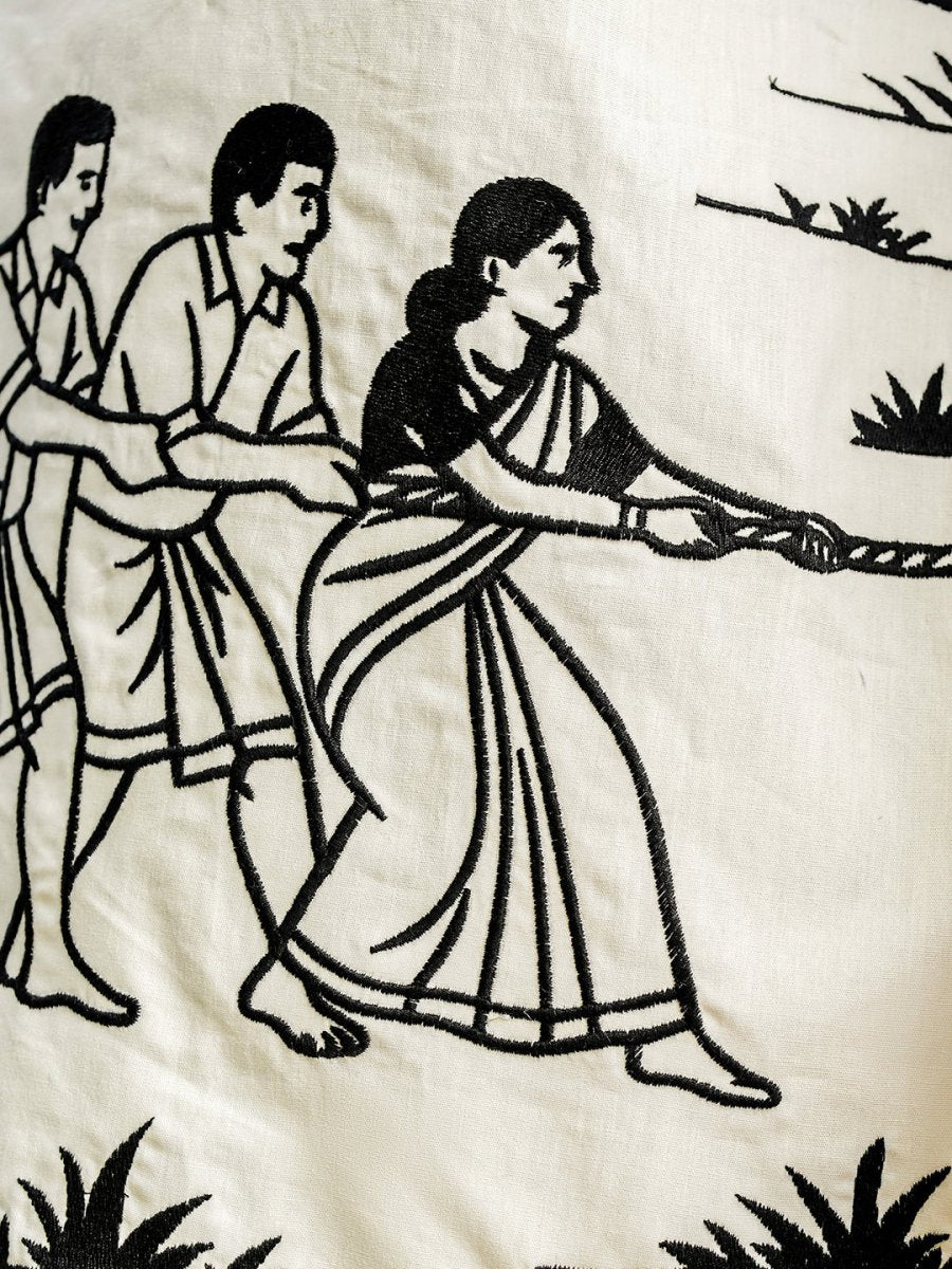 Vadamvali Embroidered - Men Shirt | Mydesignation