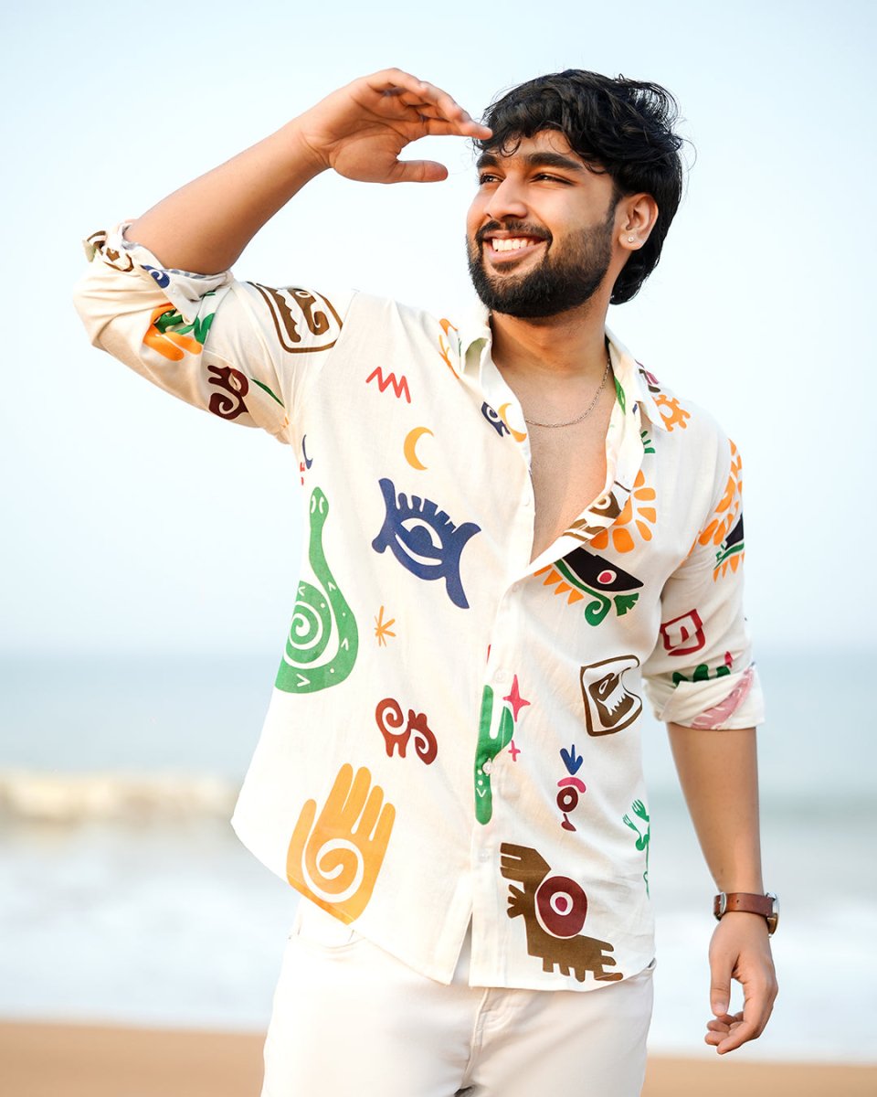 Western Doodles - Men Shirt | Mydesignation