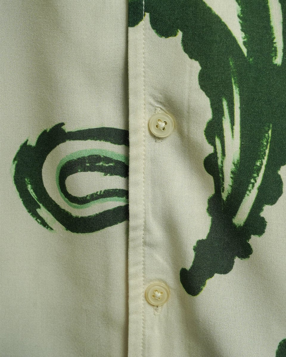 White Paisley - Men Shirt | Mydesignation