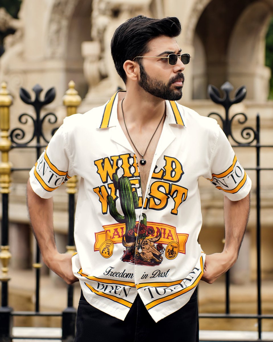 Wild West | Relaxed Fit | Luxe Cotton Shirt - Men Shirt | Mydesignation