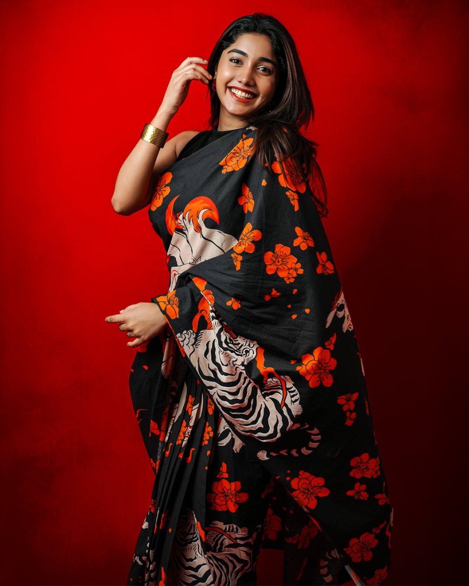 Wildflower Saree - Pre Draped Saree | Mydesignation