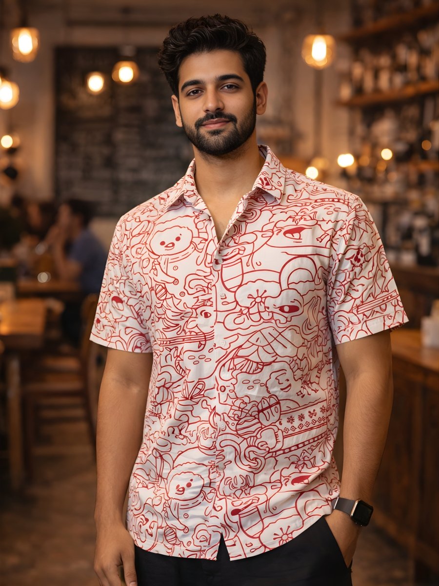 Winter Doodle - Men Shirt | Mydesignation