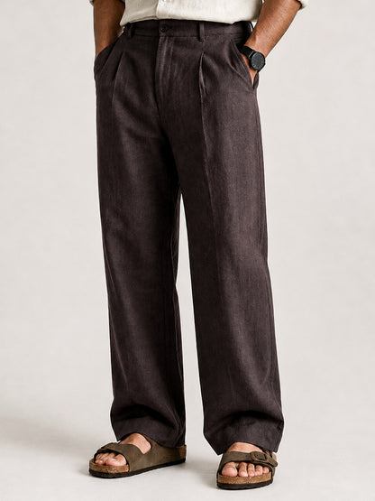 Brown Classic Pants