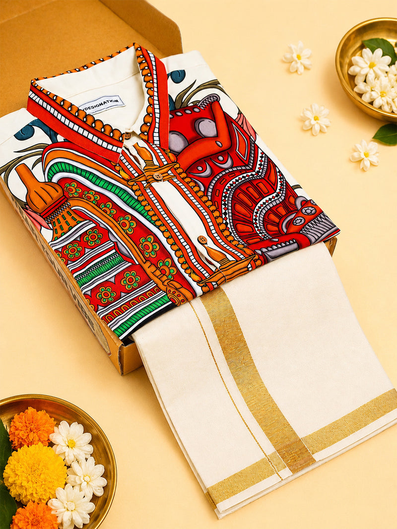Mural Panel Shirt Combo Box
