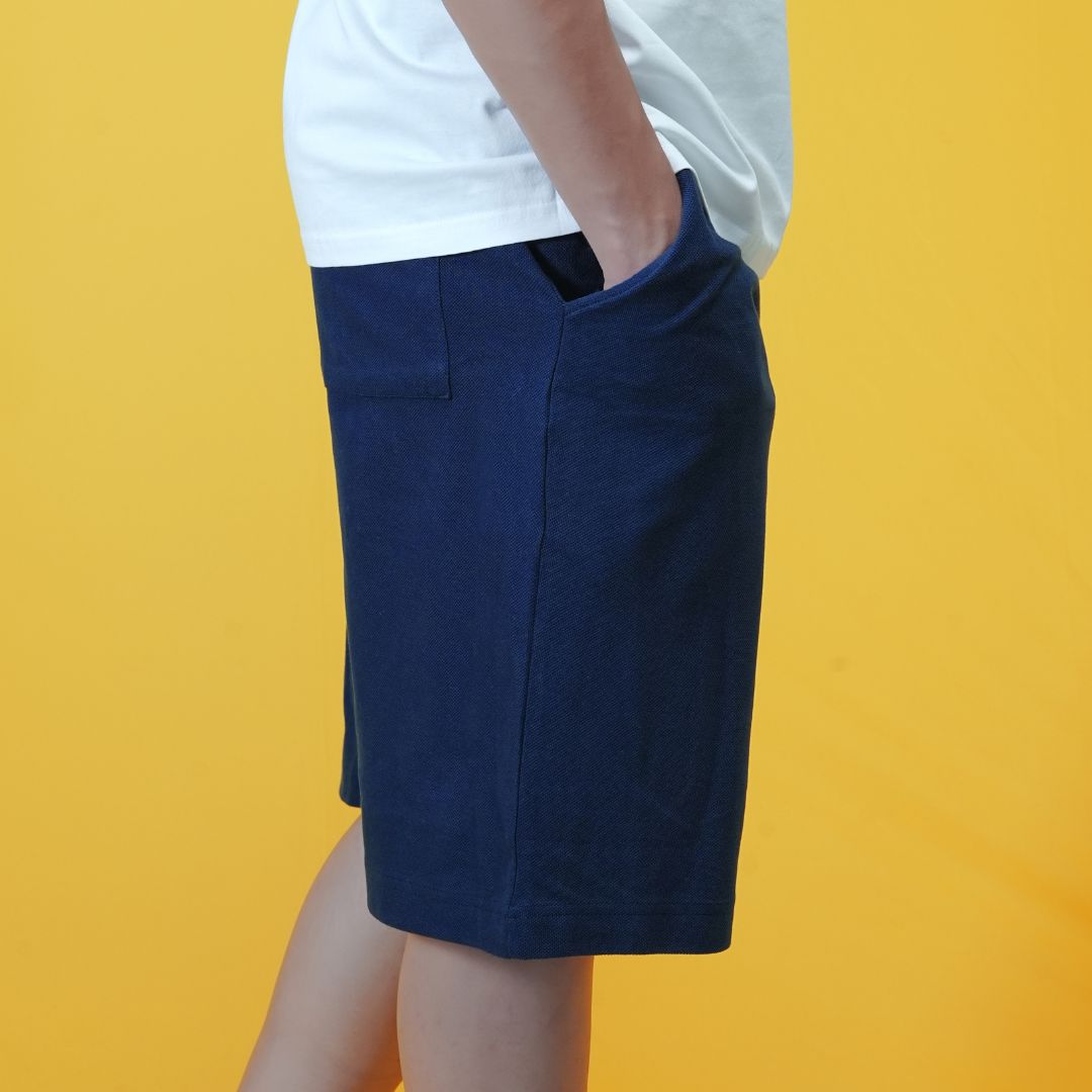Blue Everyday Shorts - Premium Cotton
