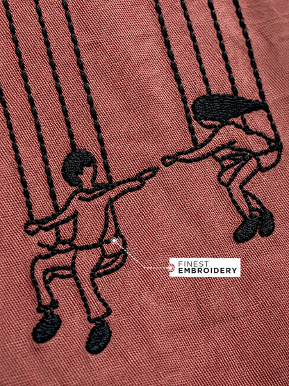 Swinging Embroidered