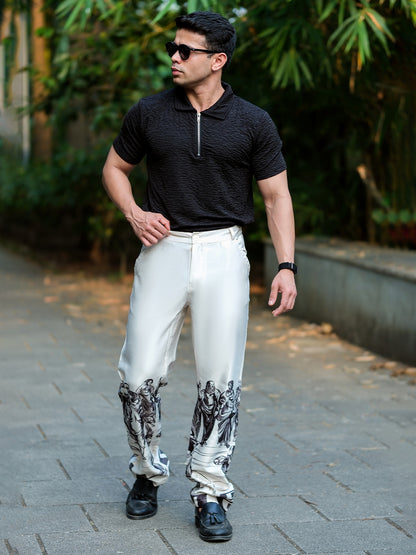 School of Athens Satin  Pants