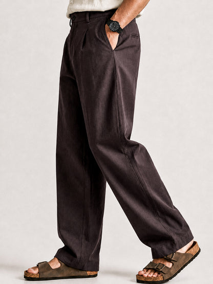Brown Classic Pants