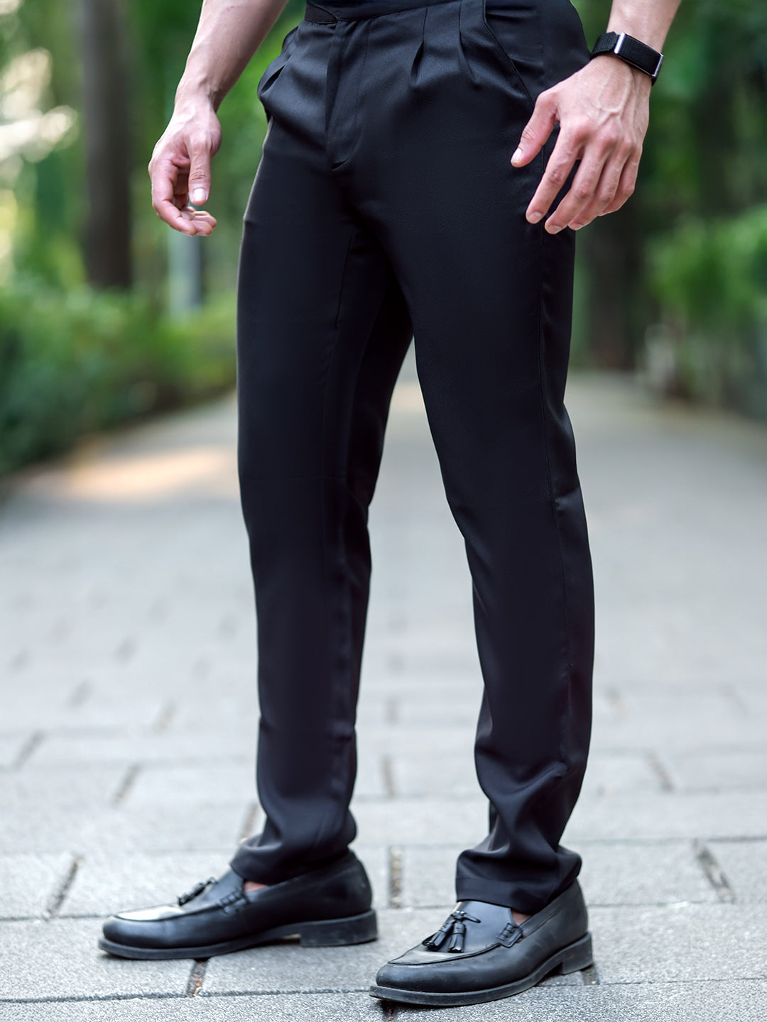 Black Gurkha Pants
