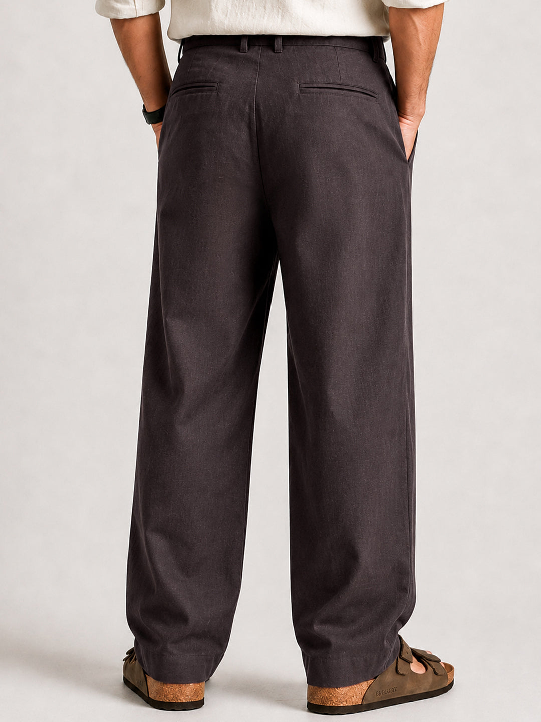 Brown Classic Pants