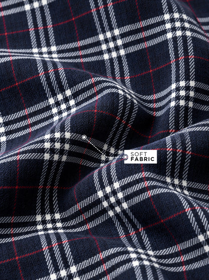 Plaid: Navy Frost