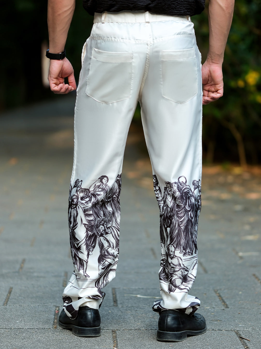 School of Athens Satin  Pants
