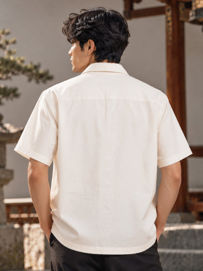 Shrine Landscape Embroidered