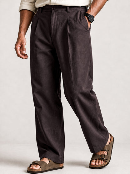 Brown Classic Pants
