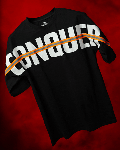 Conquer Womens Oversized Tee - Women Oversized T-shirt | Mydesignation