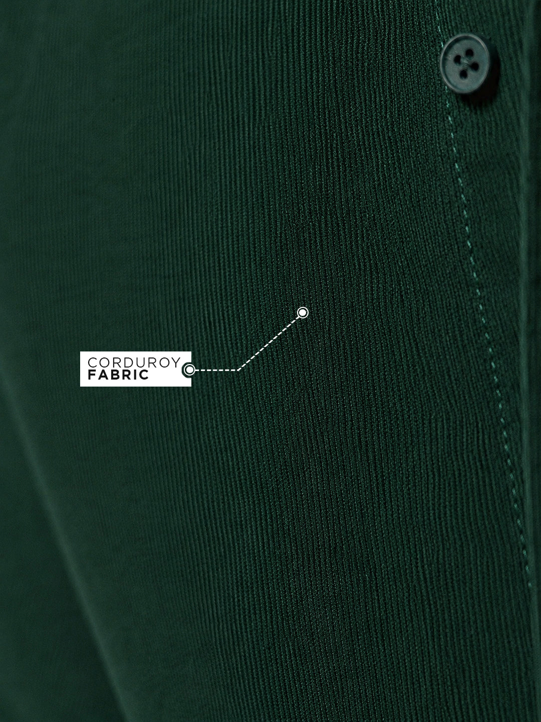 Corduroy Shirt: Evergreen