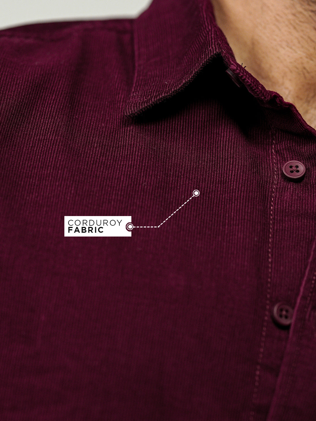 Corduroy Shirt: Wine