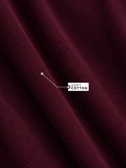 Corduroy Shirt: Wine