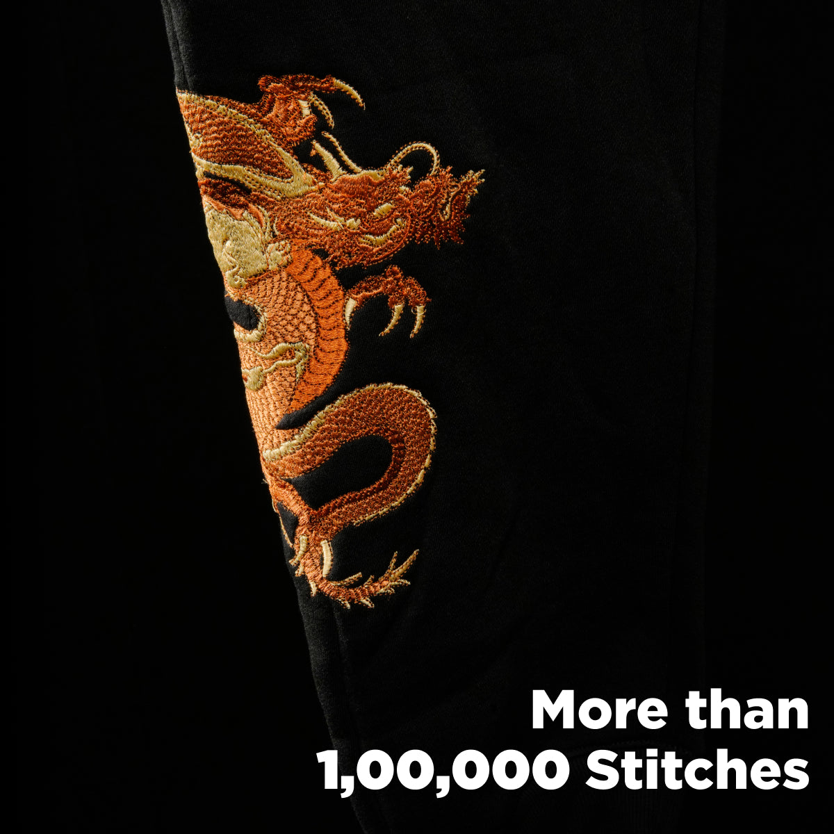 Chinese Green Dragon Print Men's Joggers