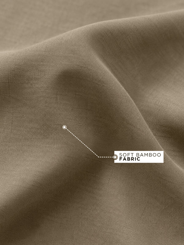 Khaki Bamboo Full Sleeve Shirt