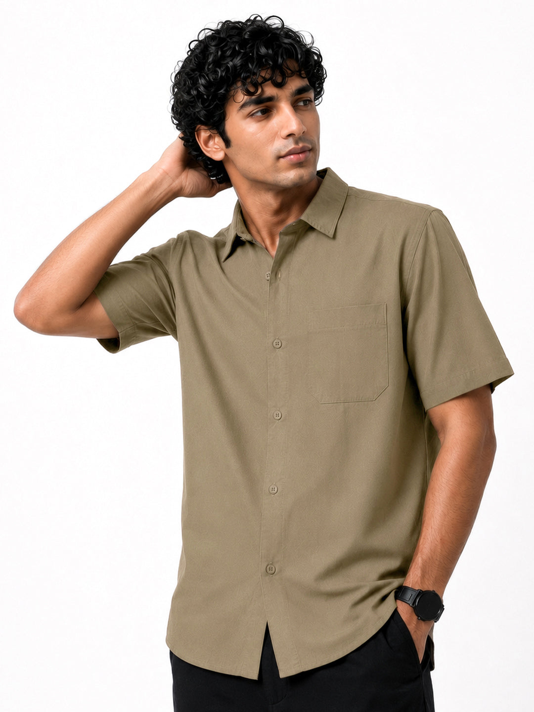 Khaki Bamboo Shirt