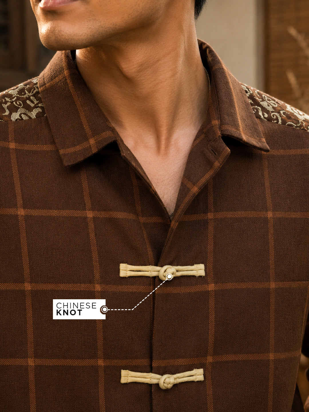 Kirtimukha Heritage Embroidered Shirt