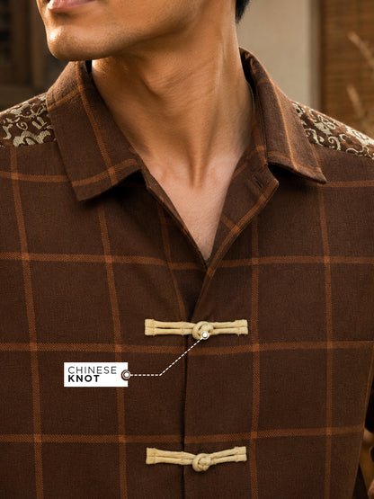 Kirtimukha Heritage Embroidered Shirt