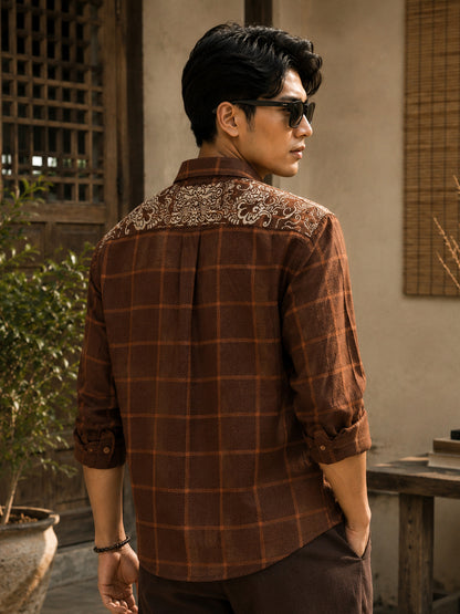 Kirtimukha Heritage Embroidered Shirt