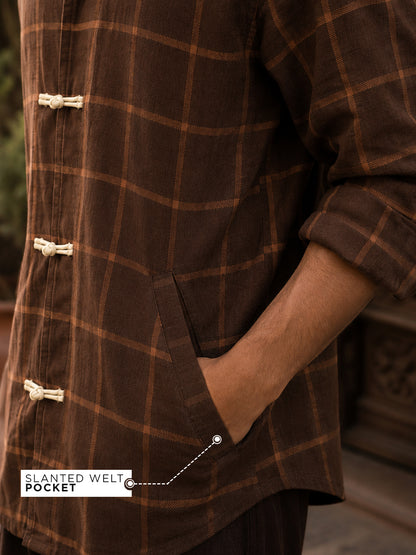 Kirtimukha Heritage Embroidered Shirt