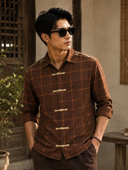 Kirtimukha Heritage Embroidered Shirt