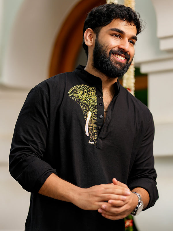 Mandala Elephant Kurta