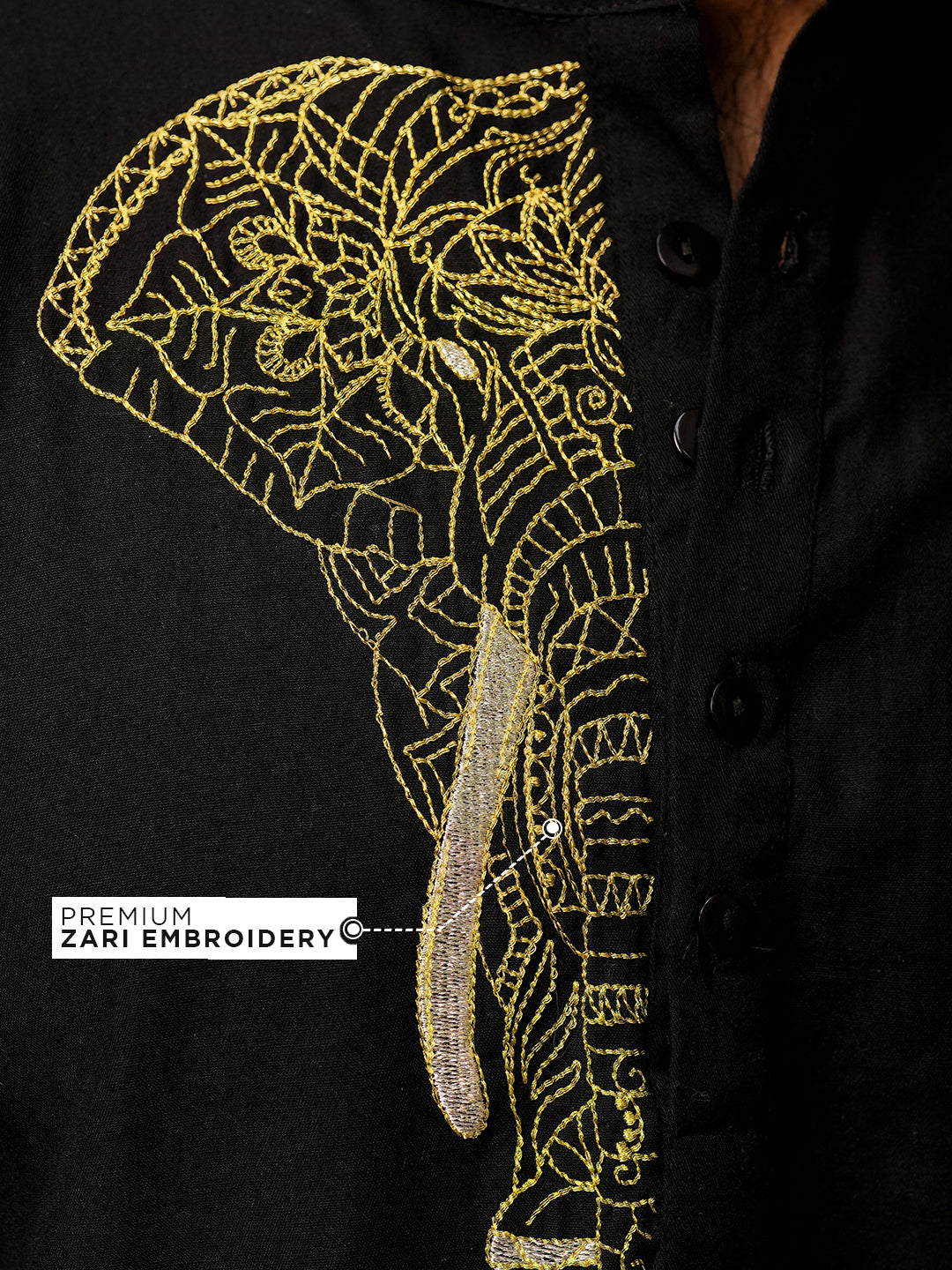 Mandala Elephant Kurta