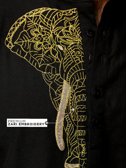 Mandala Elephant Kurta