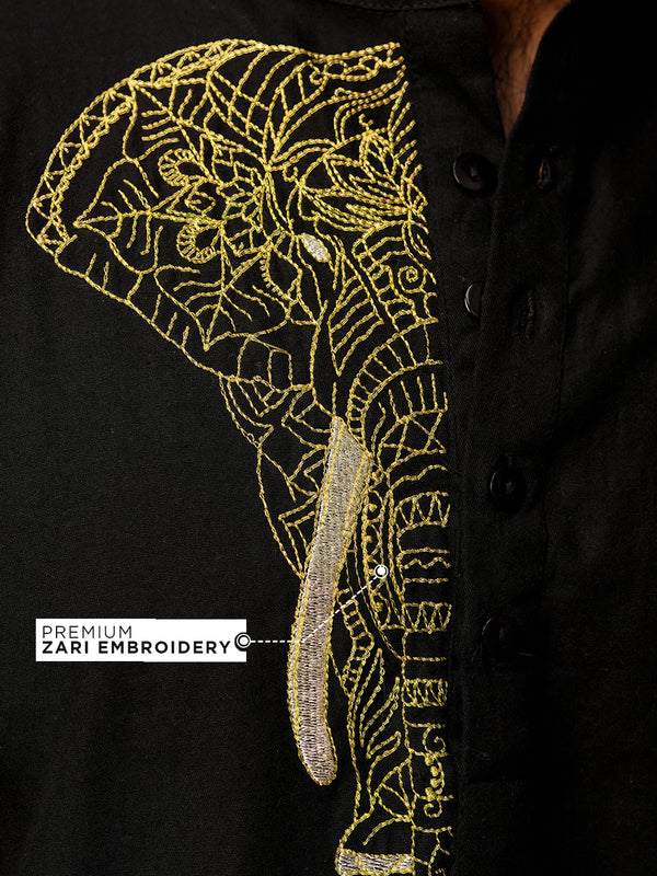 Mandala Elephant Kurta