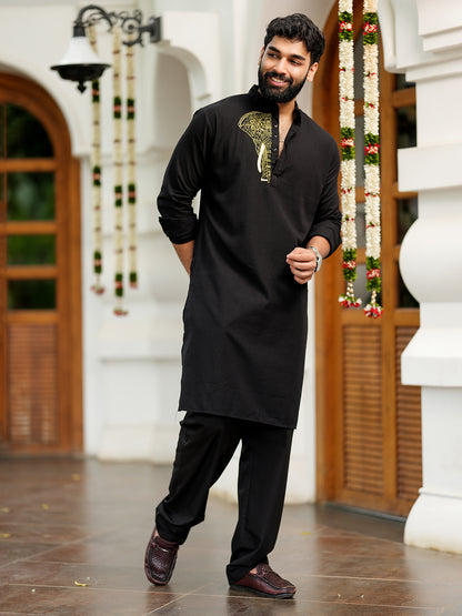 Mandala Elephant Kurta