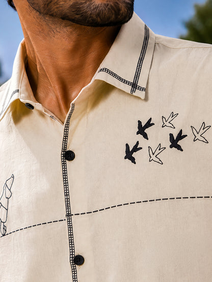 Origami Embroidered