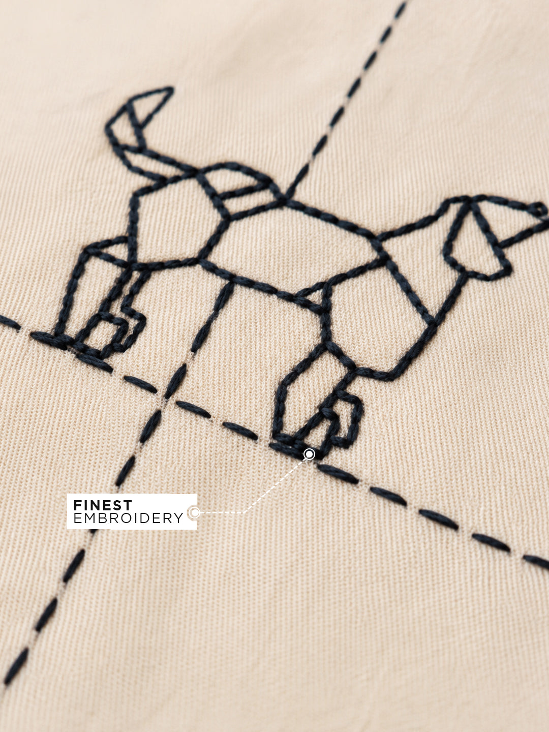Origami Embroidered