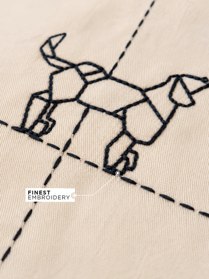 Origami Embroidered