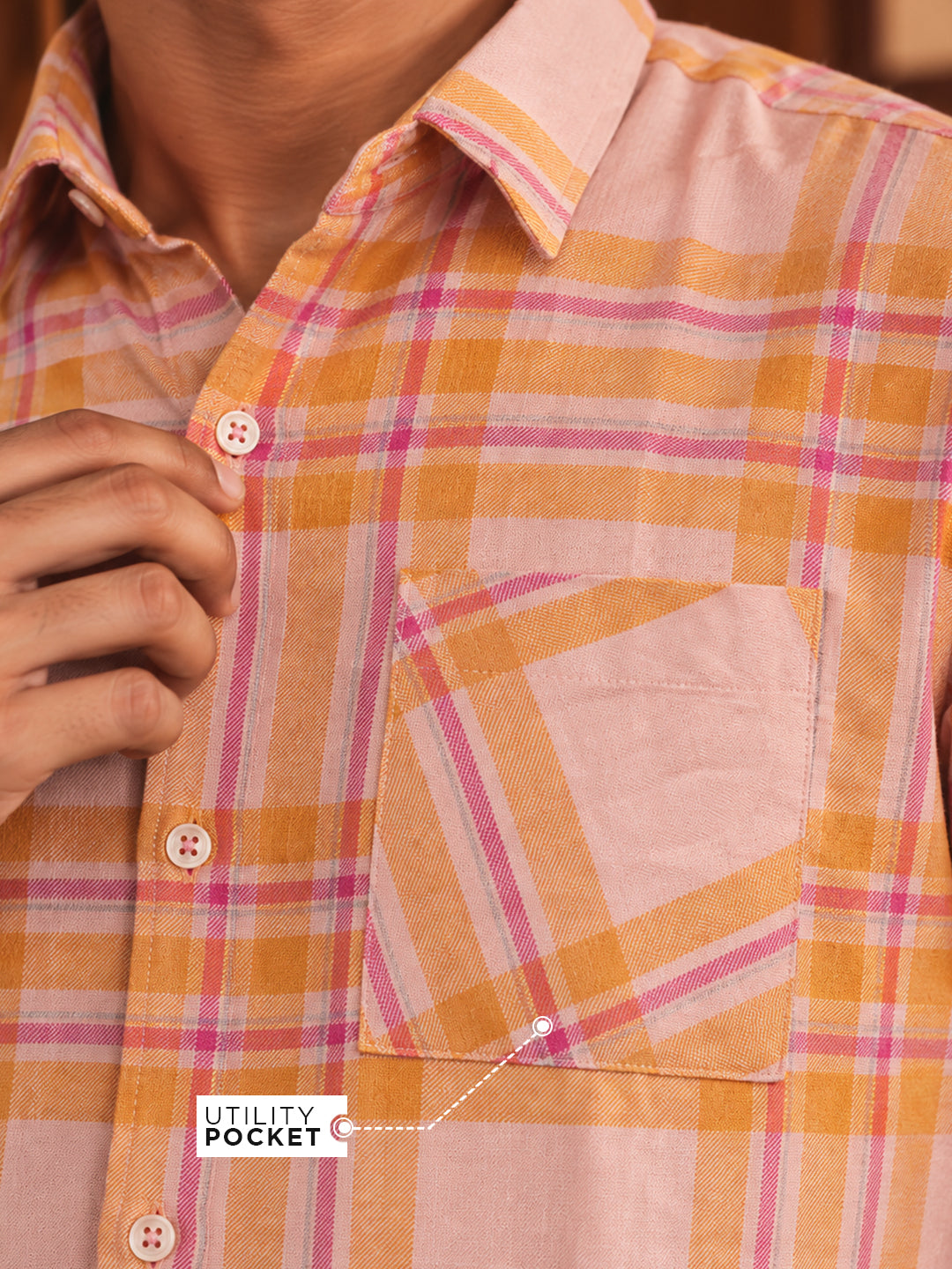 Plaid: Amber Gold