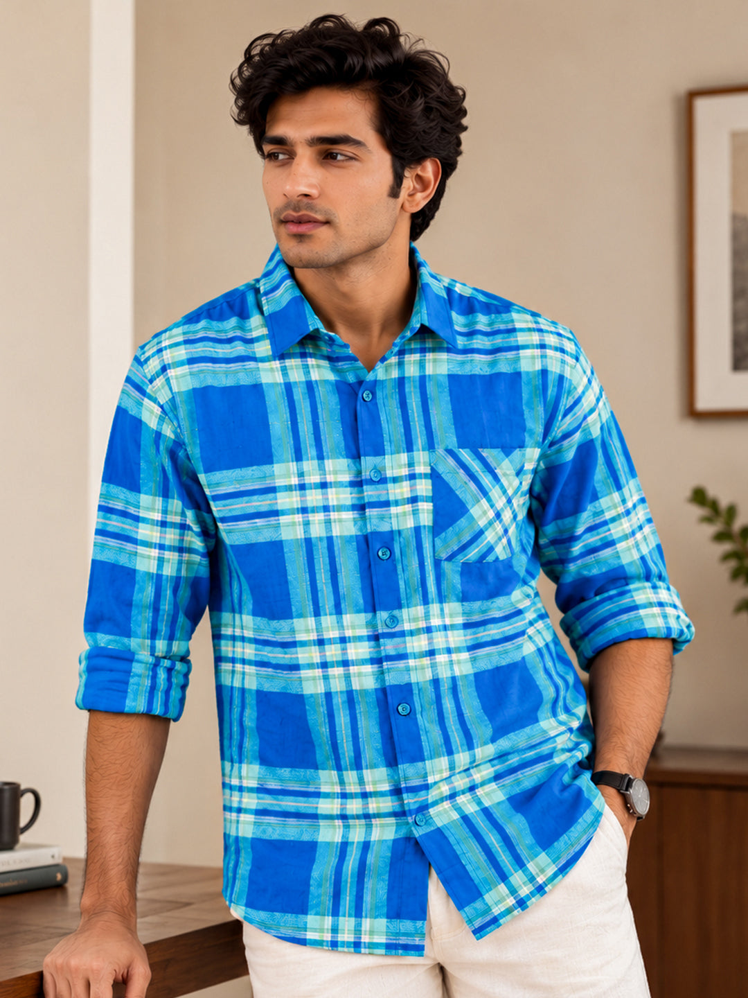 Plaid: Blue Stone