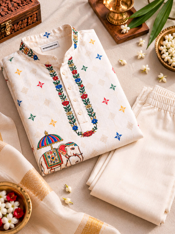 Royal Heritage Kurta Pant Combo